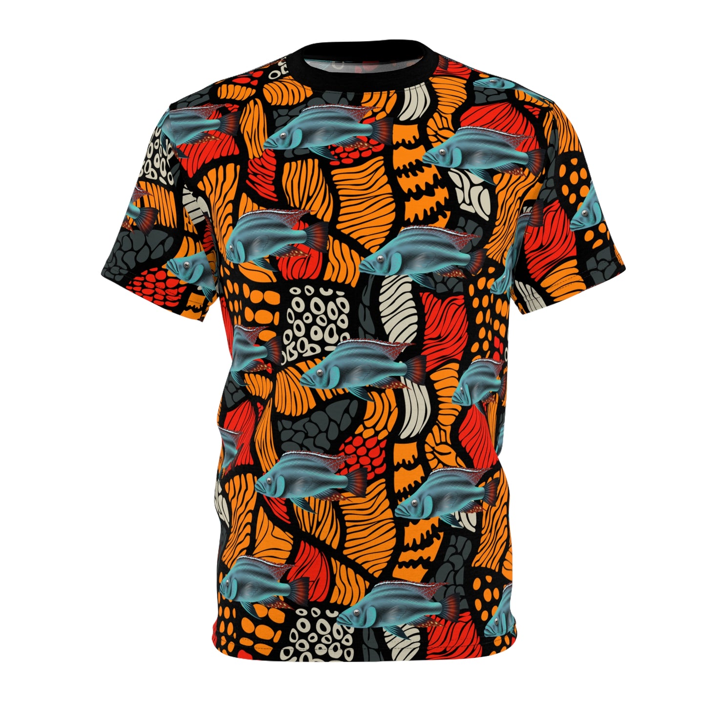 Lake Malawi Compressiceps Cichlid Shapes Tee