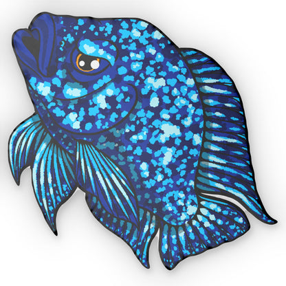 Star Sapphire Cichlid Pillow