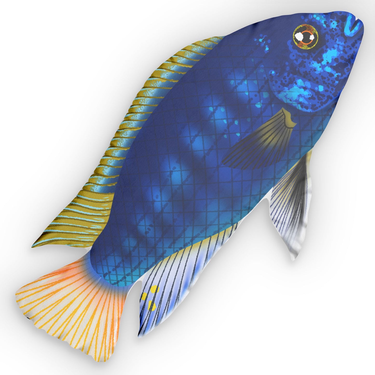 Yellow Tailed Acei Mbuna Cichlid Pillow