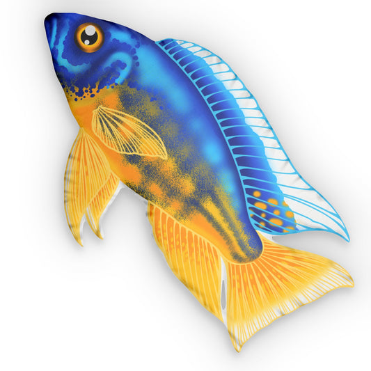 Lake Malawi Midnight Cichlid Pillow