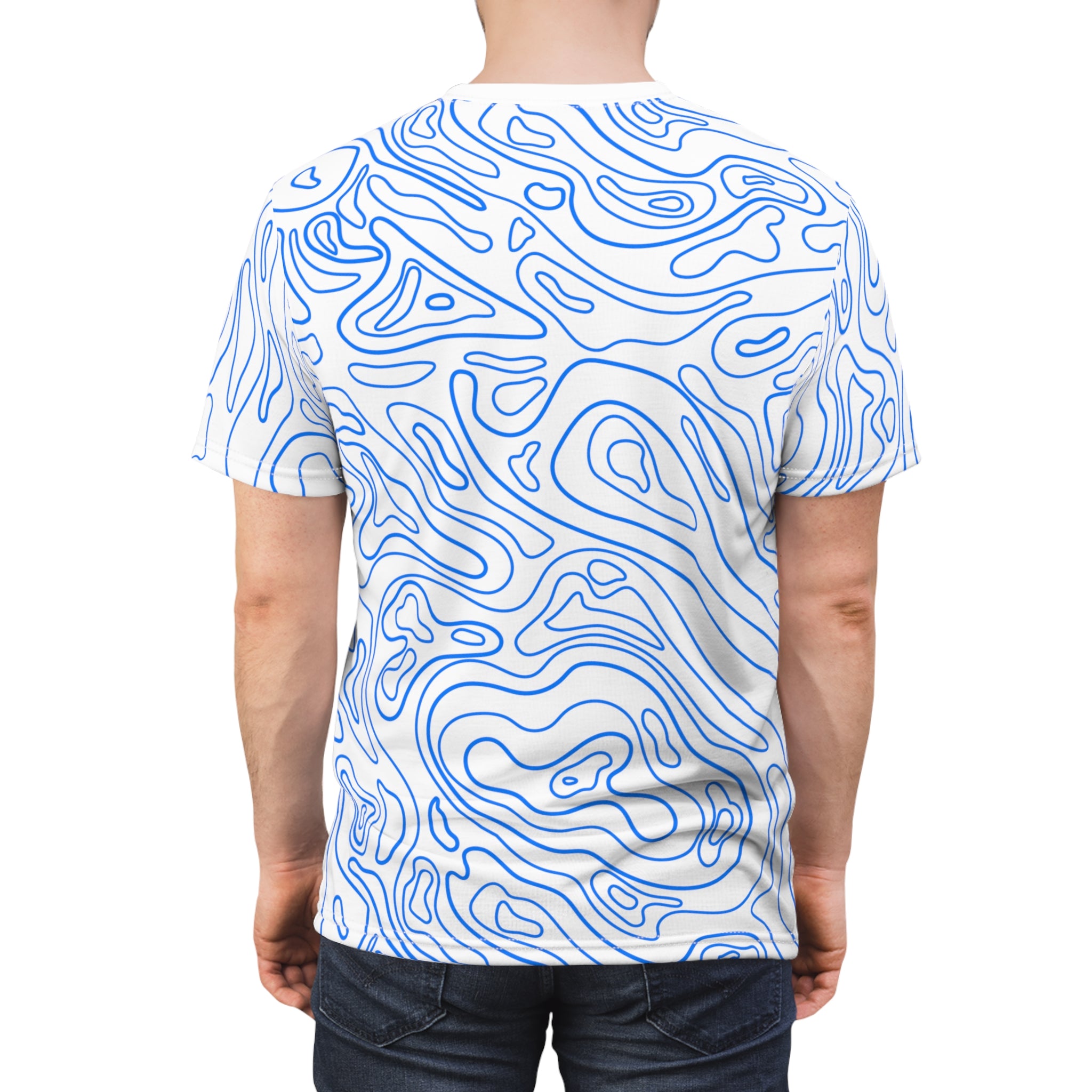 Lake Andrew Freshwater Bass Topograph Tee Shirt