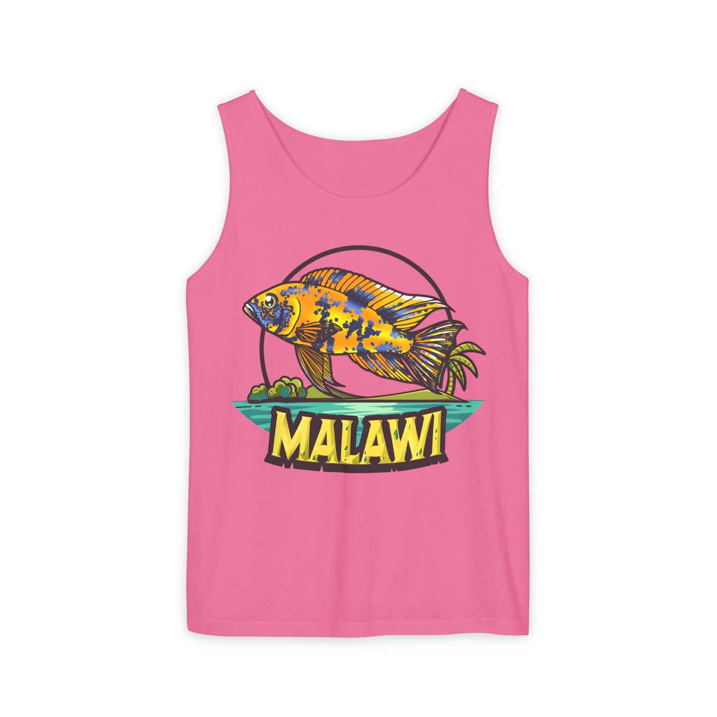 Lake Malawi Sunshine OB Peacock Cichlid Tank Top