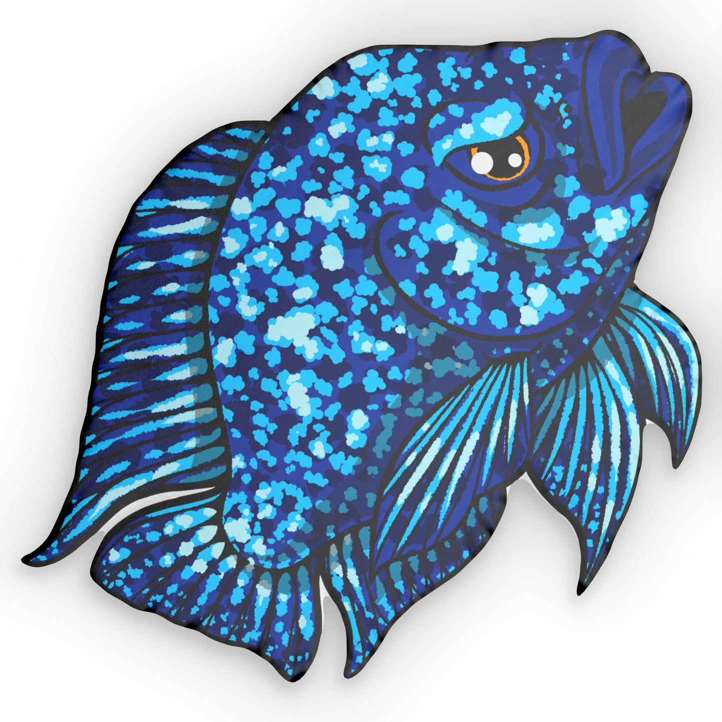 Star Sapphire Cichlid Pillow