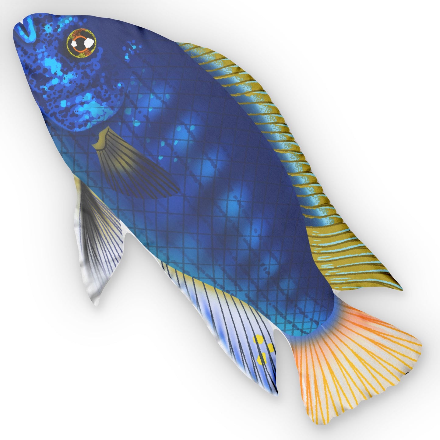 Yellow Tailed Acei Mbuna Cichlid Pillow