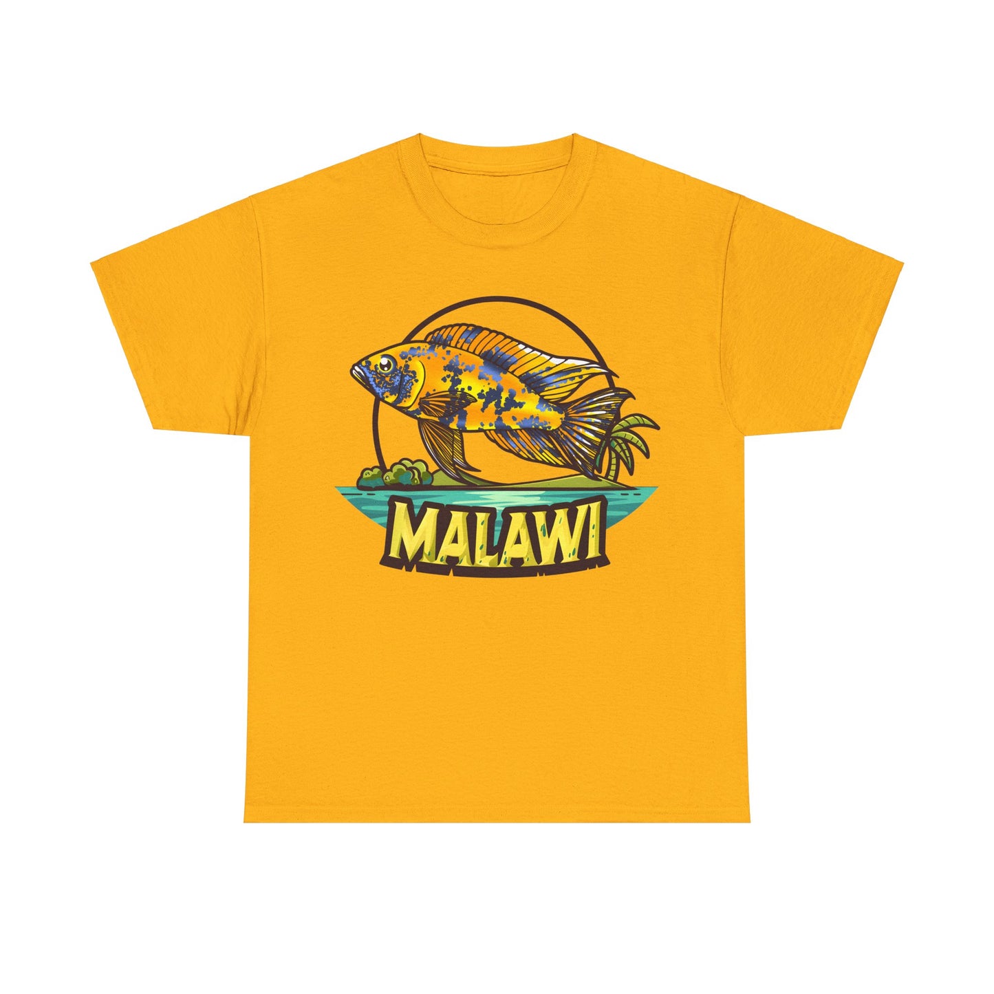 Lake Malawi Sunshine OB Peacock Cichlid Tee Shirt