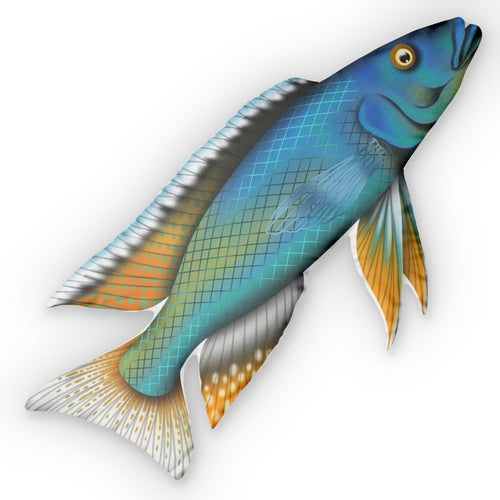 Malawi Trout Pillow