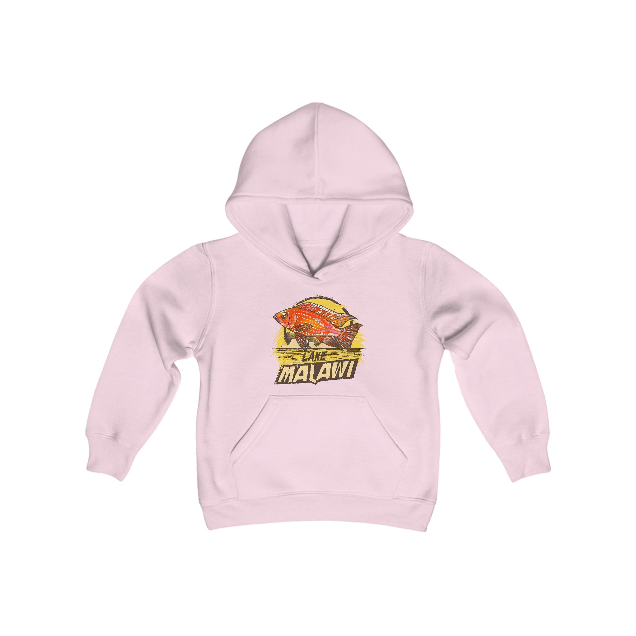 Kids Red Dragonblood Cichlid Heavy Blend Hooded Sweatshirt