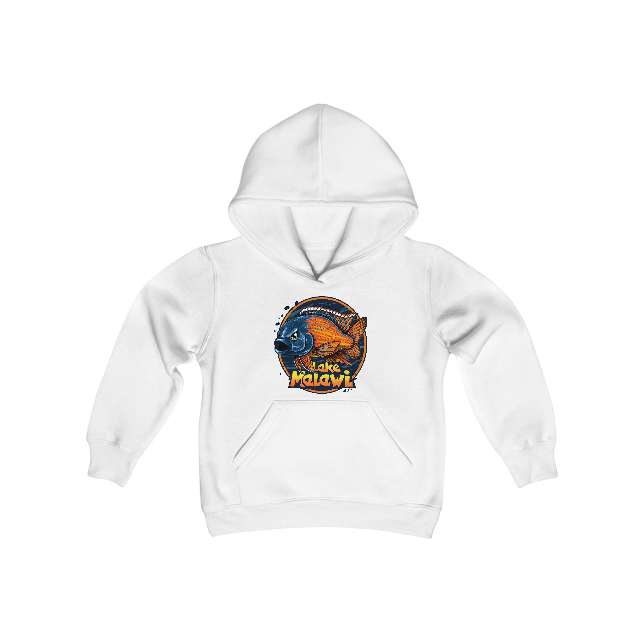 Kids Red Empress Heavy Blend Hooded Sweatshirt