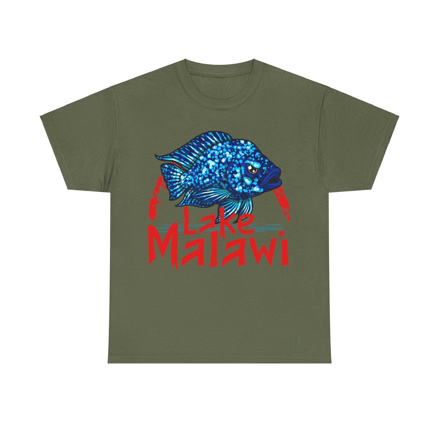 Lake Malawi Star Sapphire Haplochromis Cichlid Tee Shirt